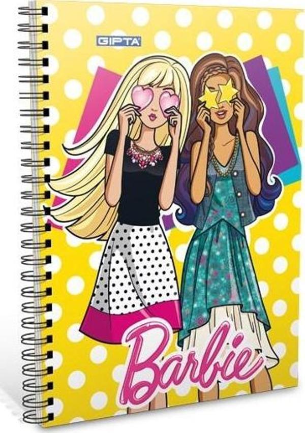 Gıpta Barbie A6 (Mini Boy) Not Defteri Spiralli Karton Kapak 5516 (36 Lı Stand) - Image 1