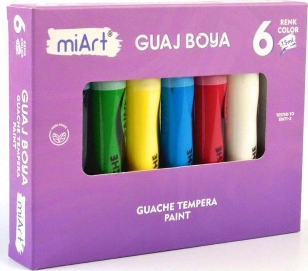 Miart Akrilik Boya 6 Lı Set 59 Ml 596 - Image 1
