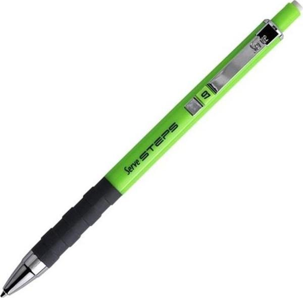 Serve Steps Versatil Kalem Mekanik Kurşun Kalem Fosforlu 0.7 Mm (36 Lı Paket) SV-STEPS07STND36FR - Image 1