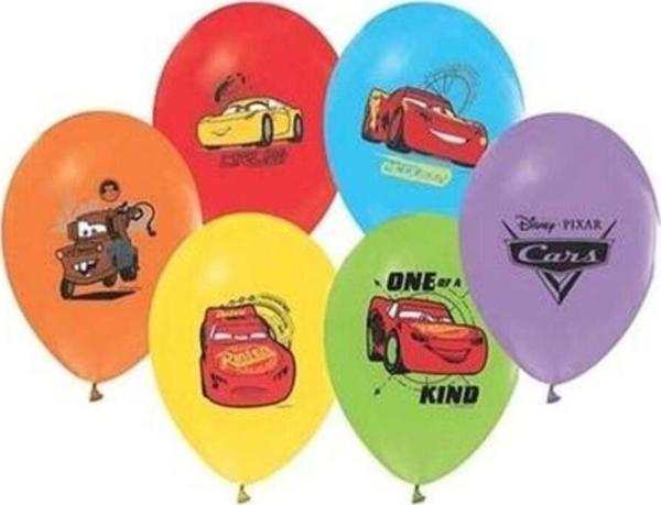 Bafix Balon 12" 4+0 Trafik Baskılı (8 Li Paket) - Image 1