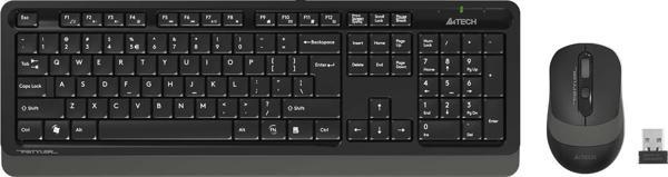Q TR 2.4G Multimedia Kablosuz Klavye Mouse Seti Gri FG1010 - Image 1