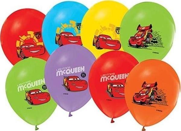 Bafix Balon 4+1 Cars 3 Baskılı 12 Inç (8 Li Paket) BMB1112LDC7887 - Image 1