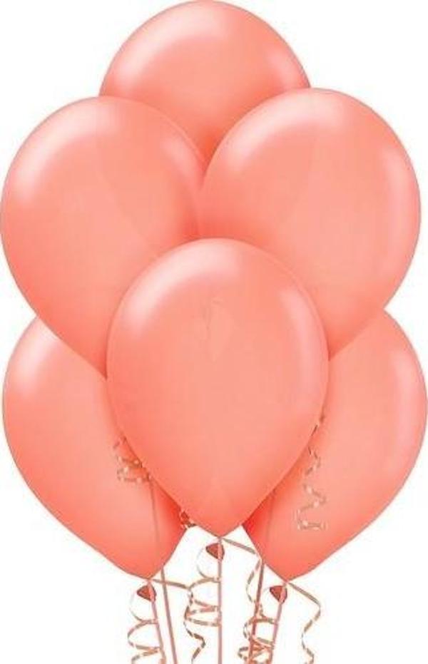 Bafix Balon Metalik Rose Gold (100 Lü Paket) - Image 1