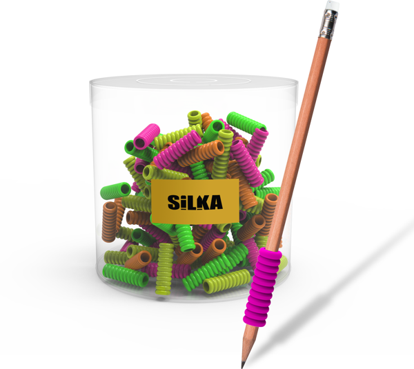 Silka Neon Spiral Kalem Tutma Aparatı 4 Renk Art.35N (72 Li Paket) - Image 1