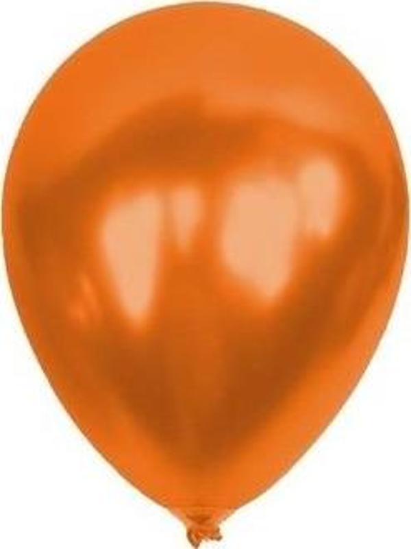 Bafix Balon12 Inç Metalik Turuncu (12 Li Paket) BMB1112TMT8709 - Image 1