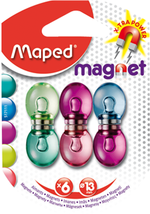 Maped Fancy Mıknatıs 13 Mm 6 Lı 517111 - Image 1
