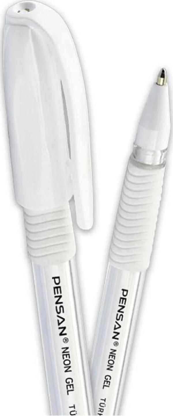 Pensan Neon Jell Kalem 1,0 Mm Beyaz Tekli (1 Adet) - Image 1