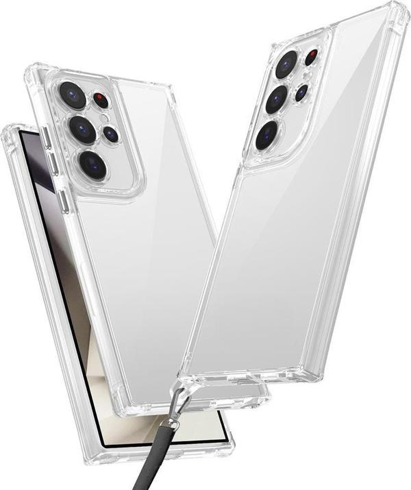 Galaxy S25 Ultra Kılıf Airbagli Takılabilir Askı Aparatlı Snap Silikon Kapak - Image 1