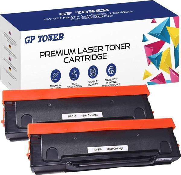 Pantum Pa-210 Bk Printer Toner Replacement For Pantum P2500W, M6500W, M6550Nw, M6600Nw(2X Black Toner) - Image 1