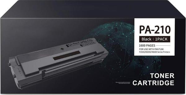 Pantum Pa-210Ev P2200-2500-6550-6600Nw Black Siyah Toner/Sıfır A Kalite 1600 Sayfa Çipli - Image 1