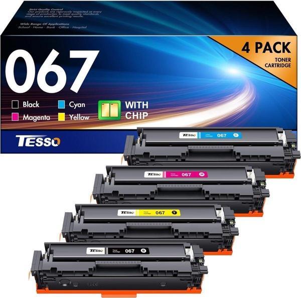 Canon Mf656Cdw Toner Cartridges  Mf656Cdw Mf654Cdw Lbp632Cdw Mf653Cdw Printer - For 067H Toner  Set - Image 1