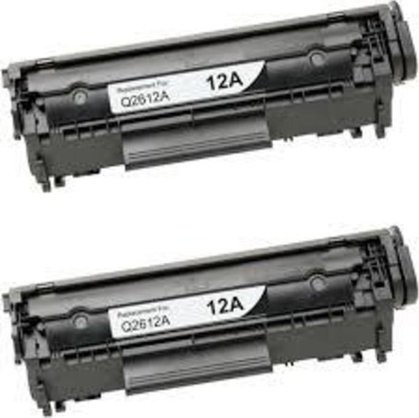 Perfection Hp Aio 3015-3020 12A (Q2612A) Siyah Muadil Lazer Toner (2 Adet) - Image 1