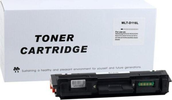 Samsung Natural Mlt-D116L Toner M2625D/M2825Dw/M2875Fd/M2875Fw/2675/2676N/2876Hn 3K - Image 1