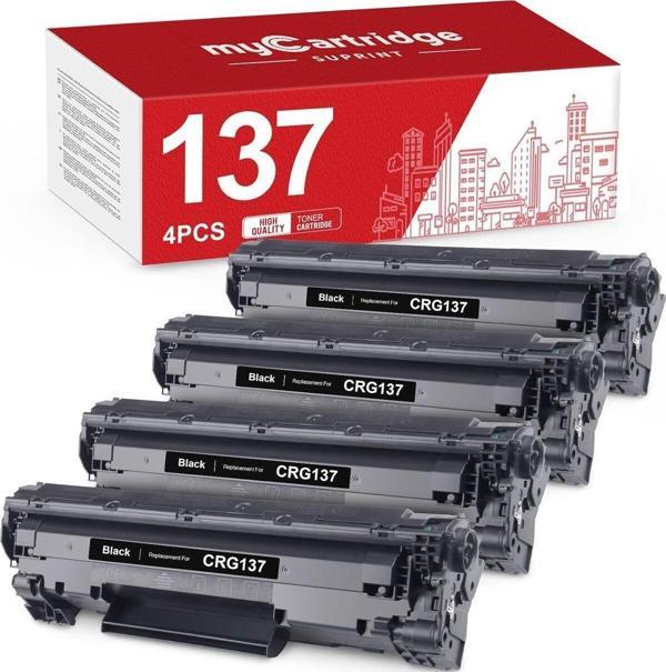 Canon Crg137 - Crg737 Siyah Toner Cartridge Use With Mf232W Mf240 D570 Mf216N Lbp151Dw Printer (4 Adet) - Image 1
