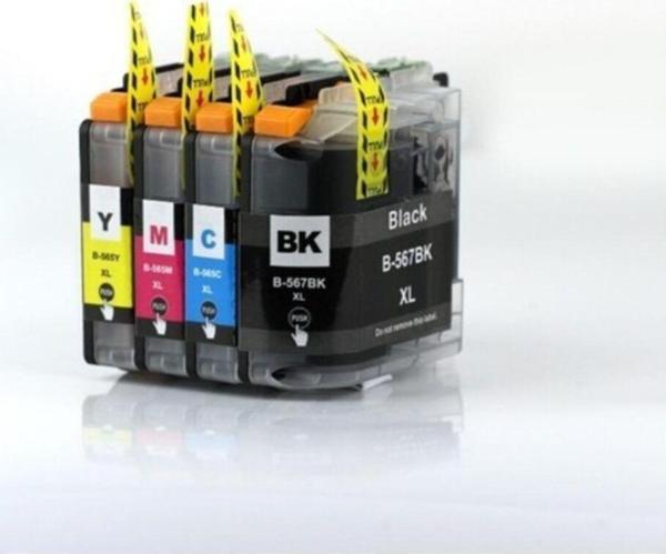 Brother Premium Mfc J3720 569Xl-565Xl Uyumlu 4 Renk Muadil Kartuş Seti - Image 1