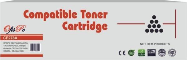 HP Ofispc Hp Ce278A-Cb435A- Cb436A-Ce285A Muadil Toner Siyah P1005-P1505-P1102 - Image 1