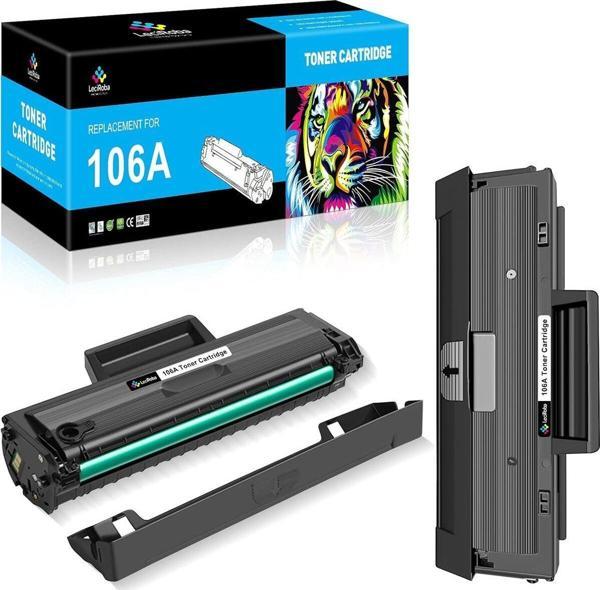 HP 106A - Black - - Toner Cartridge (W1106A) - For Laser 107, Mfp 135, Mfp 137    2 Adet - Image 1