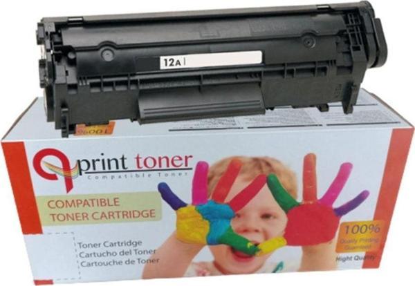 QPRiNT Hp 12A Q2612A Fx10 Muadil Toner 1010 1012 1015 1018 1020 1022 3015 3020 M100 M1319 Lbp2900 Lbp3000 - Image 1