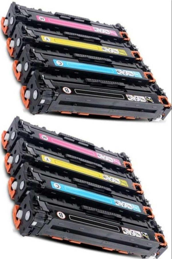 HP 125A Muadil Toner Takım Cmyk -Cb540A/Cb541A/Cb542A/Cb543A Çipli - Image 1