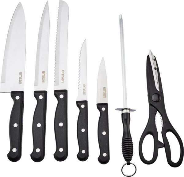 Emsan Universal 15 Parça Standlı Bıçak Seti - Image 1