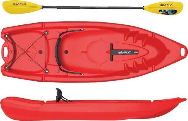Seaflo SF-2002 Tek Kişilik Yetişkin Kano Kırmızı - Image 1