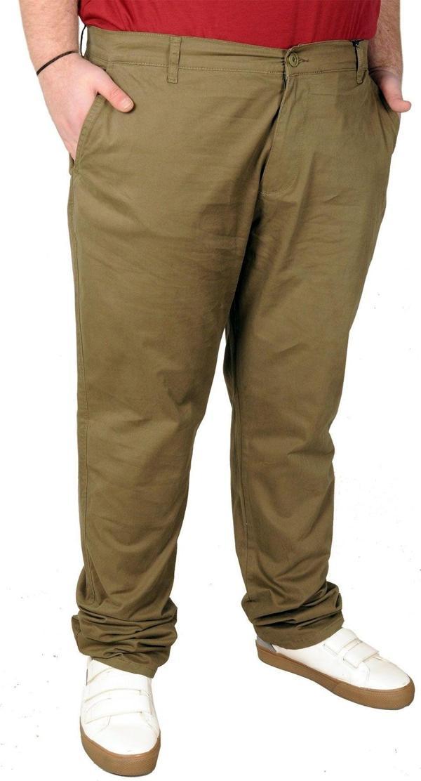 Modexl Büyük Beden Erkek Pantolon Keten Milano 20850 Haki - Image 1