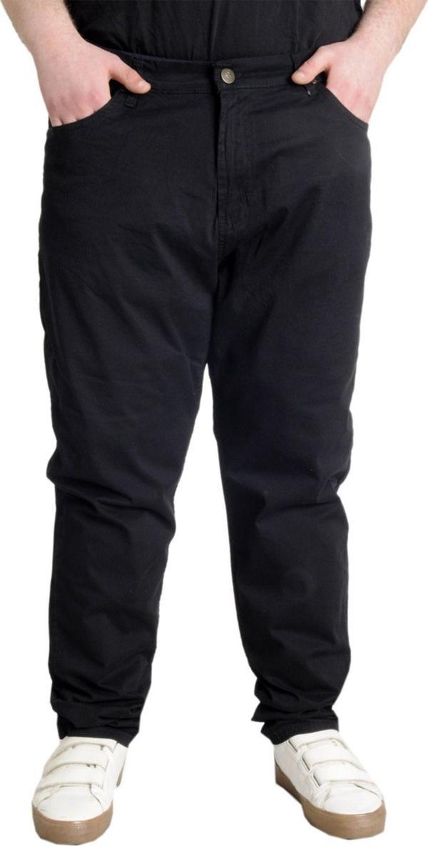 Modexl Erkek Pantolon Keten Milano Klasik 20902 Siyah - Image 1