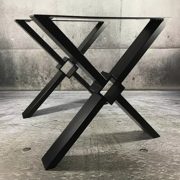 Kare Çapraz Masa Ayağı Şık Ve Dekoratif Metal Ayak - Image 1