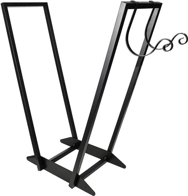 Soba Odunluğu Dekoratif Şömine Yanı Metal Odunluk - Image 1