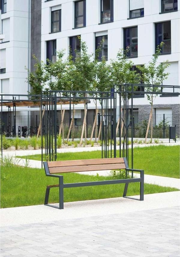 Park Oturma Bankı Ahşap Dış Mekan Oturma Bankları - Image 1