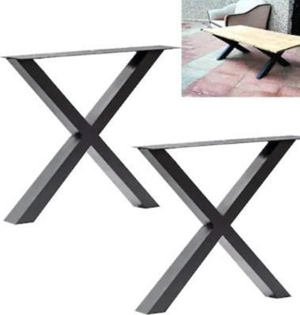 Metal Sehpa Ayağı Ahşap Kütük Sehpa Ayağı - Image 1