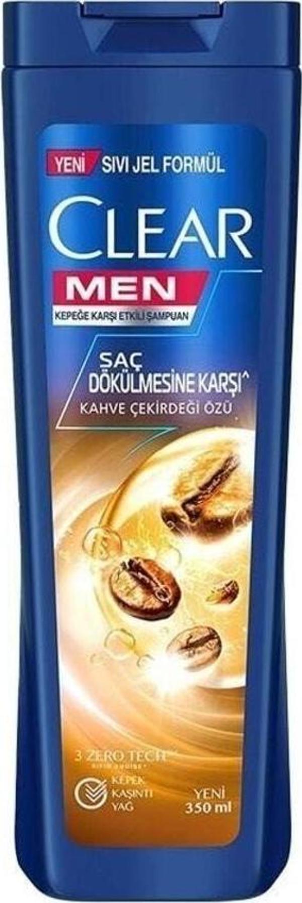 Clear Men Kepeğe Karşı Etkili Şampuan Saç Dökülmesine Karşı 350 ml - Image 1