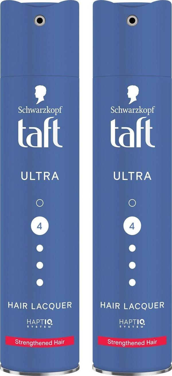Taft Ultra 4 Güçlü Saç Spreyi 2 x 250 ML - Image 1