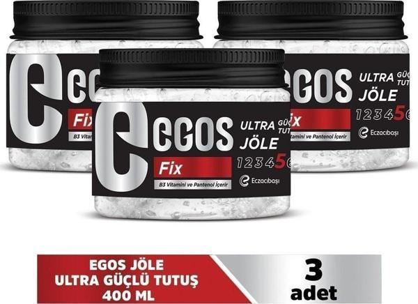 Egos Jöle Ultra Güçlü Tutuş 400 ml 3'lü - Image 1