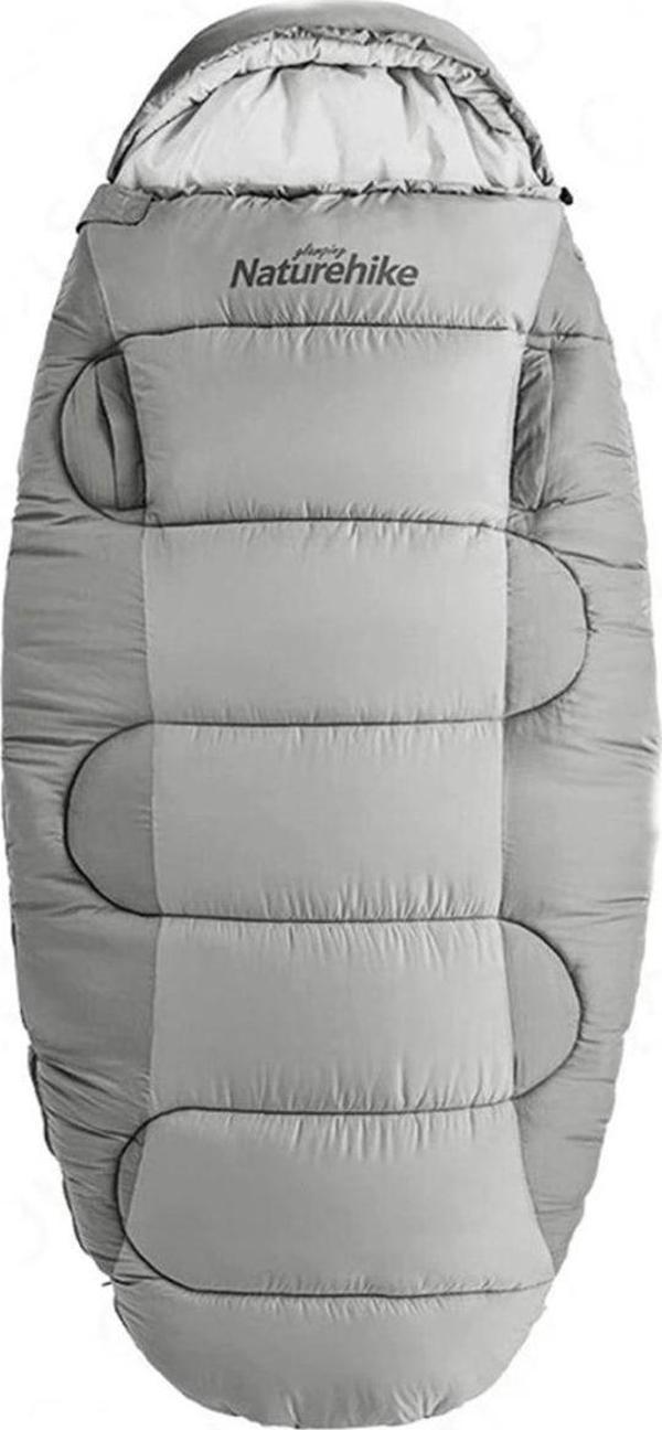 Naturehike Ps400 Oval Ultralight Uyku Tulumu -12°c ( Cloudy Grey ) - Image 1