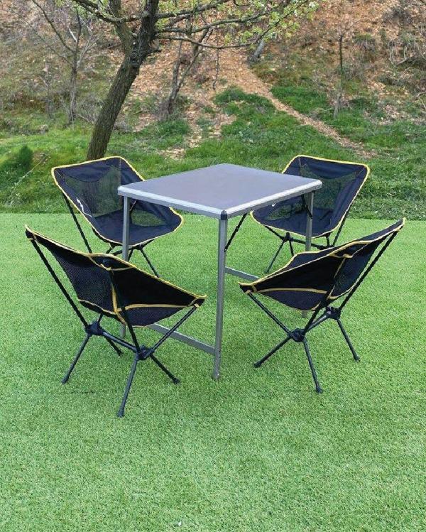 BÜYÜK MDF +4 PRATİK SANDALYE SET - Image 1
