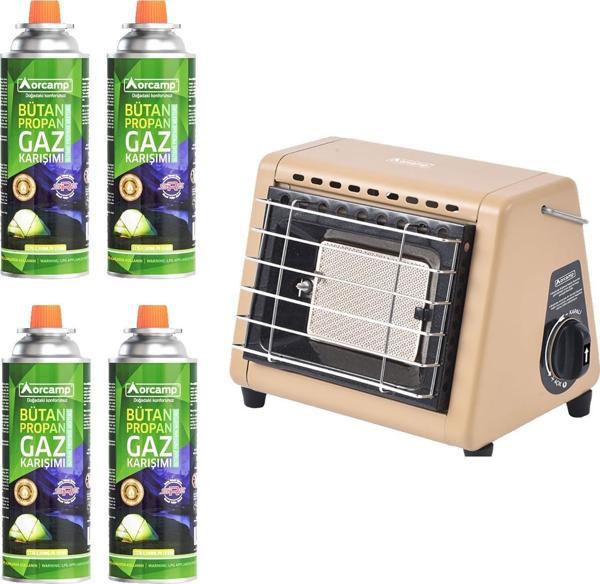 Orcamp Hota Portatif Soba Bej 4 Kartuşlu Set - Image 1