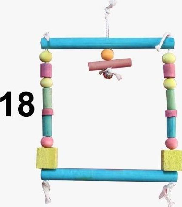 Papağan Tünek Oyuncağı Kuş Tüneği 18 - Image 1