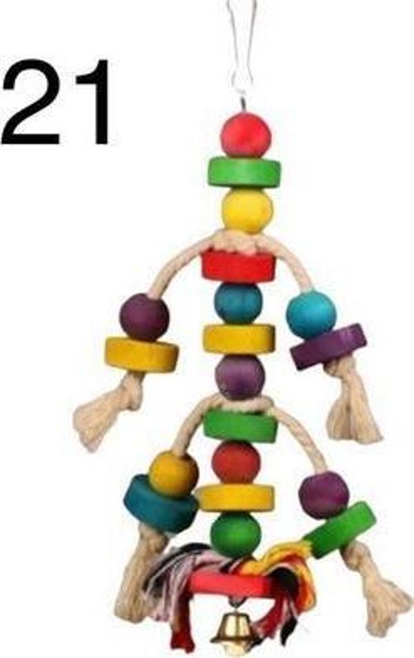 Papağan Tünek Oyuncağı Kuş Tüneği 21 - Image 1
