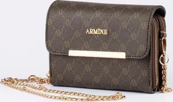 Armine 381 Kadın Çanta Kahve Noktalı - Image 1