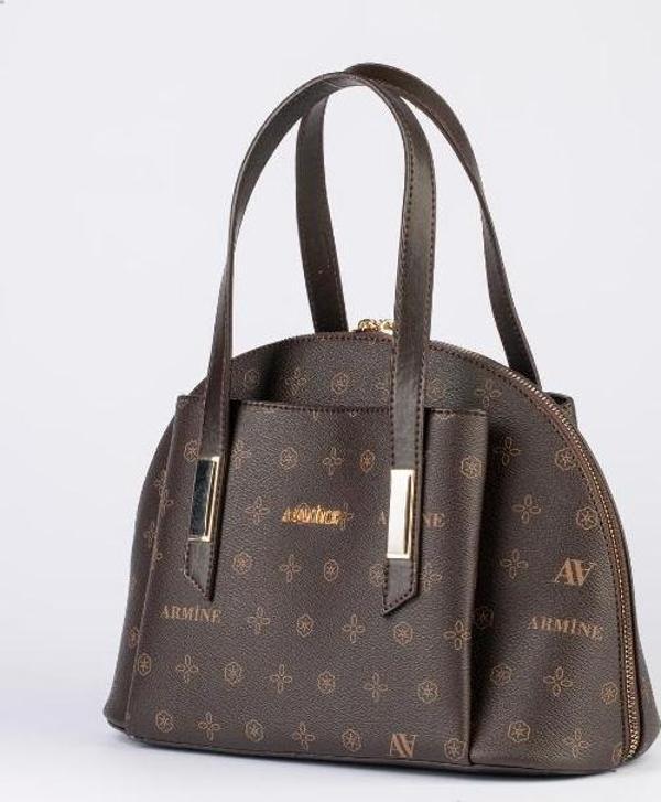 Armine 344 Kadın Çanta Kahve Baskılı - Image 1