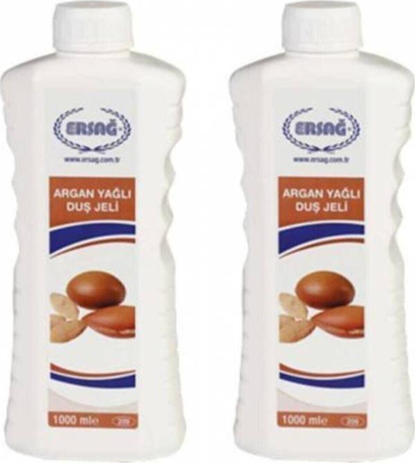 Ersağ Argan Yağlı Duş Jeli 2adet 1000ml - Image 1