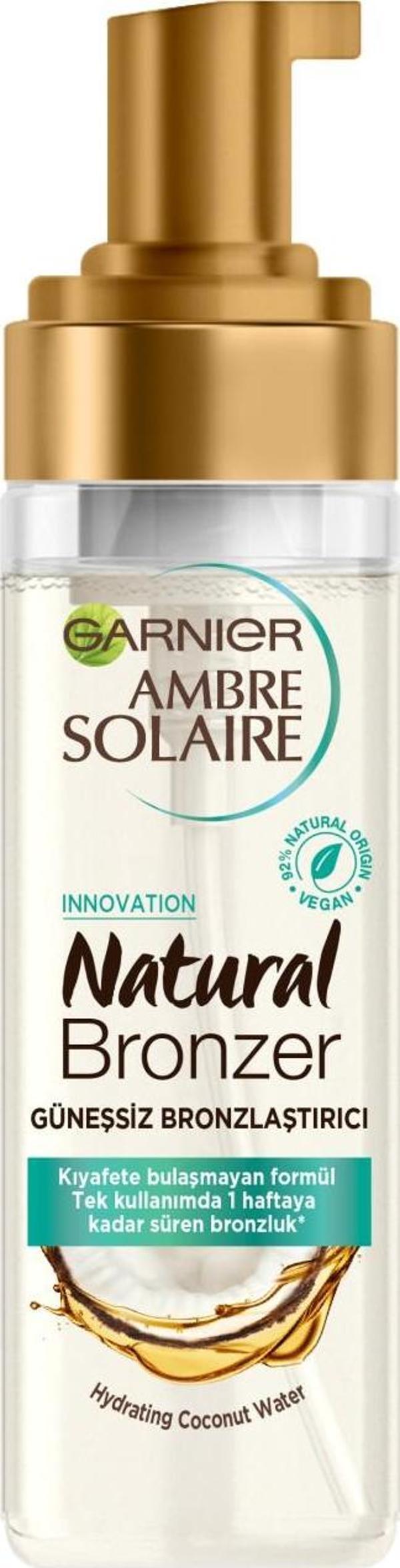 Garnier Ambre Solaire Güneşsiz Bronzlaştırıcı Köpük 200 ml - Image 1