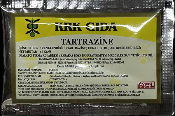 Gıda Boyası Toz Sarı Renklendirici 9 Gr - Image 1