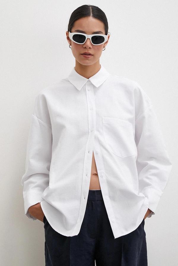 Klasik Gömlek Ekru - Image 1