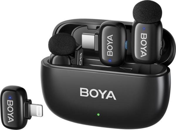 Boya Mini Wireless Yaka Mikrofonu - Siyah - Image 1
