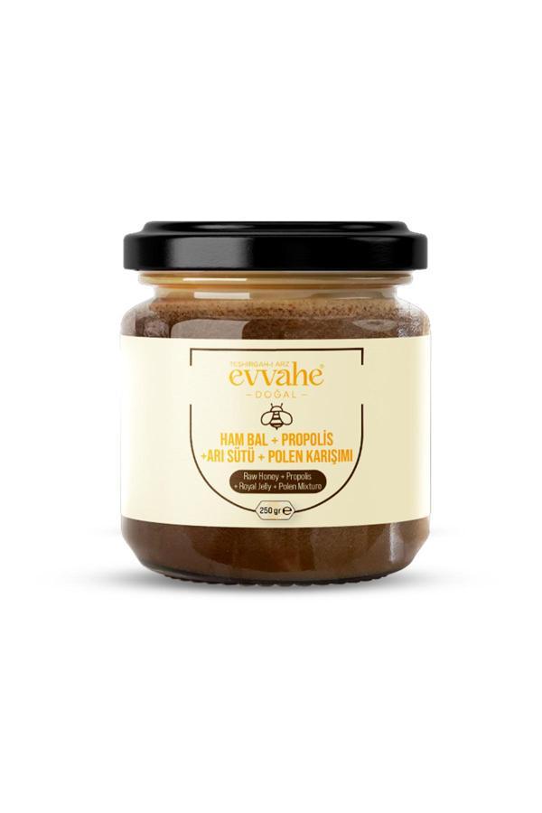 Ham Bal + Propolis + Arı Sütü + Polen Karışımı 250gr - Image 1