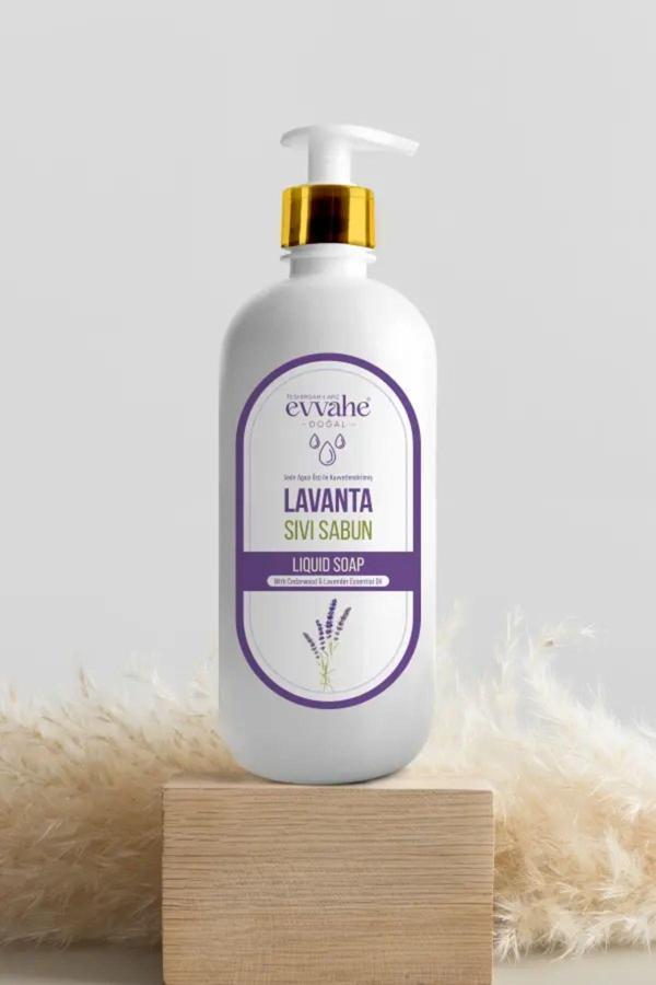 Sedir Ağacı Özü Ile Kuvvetlendirilmiş Lavanta Yağlı Bitkisel Sıvı Sabun 400ml - Image 1