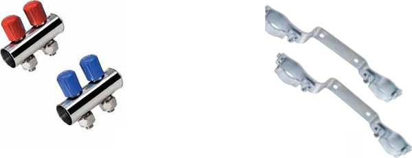 Evs 1" Kendinden Vanalı Kollektör 2'Li Kelepçe Dahil  - Image 1