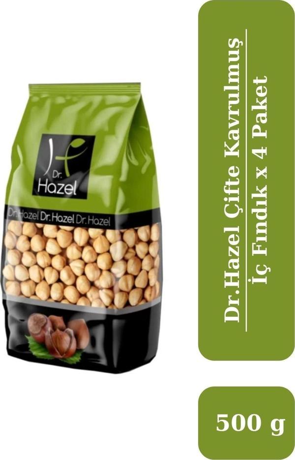 DrHazel Çifte Kavrulmuş İç Fındık 500 g x 4 Paket - Image 1